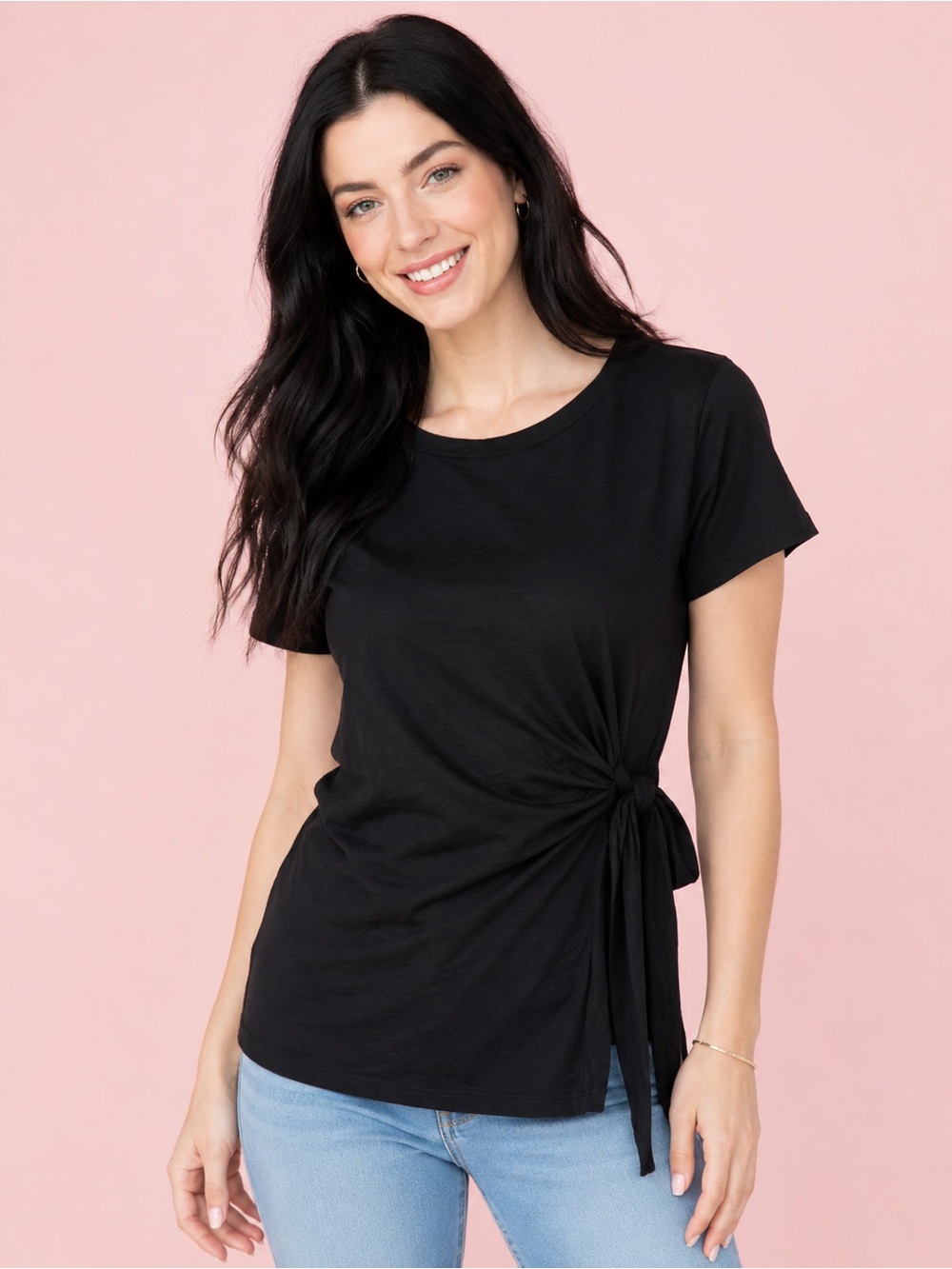 NWT Style & Co Tie Side Top